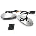 Smt- Httmt Led Signal Lighting Mirror Block Off Base Plate Chrome For 1999-2007 R6 Yzf-r6 Yzfr6 Billet Aluminum Made P N
