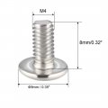 Uxcell Machine Screws M4x8mm Phillips Screw 304 Stainless Steel Fasteners Bolts 30pcs