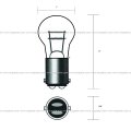 10 Sets Of 1176 Bulb With Socket And 3 Wire Double Contact Pigtail For Back Up Park Stop Tail Turn Lighting