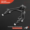 A-premium 4pcs Front Suspension Kit Upper Control Arm Lower Ball Joint Compatible With Acura Legend 1991 1992 1993 1994 1995