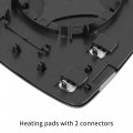 X Autohaux Mirror Glass Heated With Backing Plate Right Side Rear View For Audi Q5 Q7 Sq5