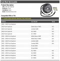 Front Wheel Hub Bearing Assembly Standard Unit Compatible With 2002-2005 Ford Explorer 4-door