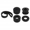 Belt Tensioner Pulley Drive Kit Pc2258 Flexible Precise Ratio Grooves For Big Block 383 400 413 440 Engine Black