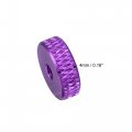 Uxcell Flat Knurled Nut M3 X 12mm 4mm Thumb Nuts Lock Adjusting Aluminum Alloy Purple 10pcs