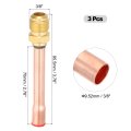 3 8 Sae 45 Degree Brass Pipe Fitting Pcs Flare Connector Male Thread Adapter And Copper Tube For Air Conditioner Hvac