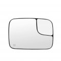 Chrome Passenger Side View Mirror Flat With Heated Compatible For 2002-2004 Dodge Ram 5086218aa 
