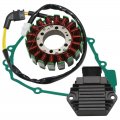 Stator Coil Regulator Rectifier Gasket Set Compatible With For Honda Cbf600s Pc38 Abs 2004-2006 Cbf600n Naked