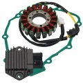 Stator Coil Regulator Rectifier Gasket Set Compatible With For Honda Cbf600s Pc38 Abs 2004-2006 Cbf600n Naked