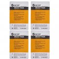 Niche Brake Pad Set For Yamaha Fz1 5lv-w0046-50-00 Rear Semi-metallic 4 Pack