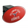 Delaware State University Hornets Logo Oval Tow Trailer Hitch Cover Plug Insert