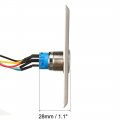 Uxcell Door Release Button Push To Exit Resettable No Nc Com Switch Panel With Led Indicator For Access Control 86mmx86mm 12v