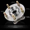 Front Wheel Bearing Hub Assembly For Mazda 3 2014 2018 And Cx 2016 2021 Driver Or Passenger Side Bare Steel Alloy Ball