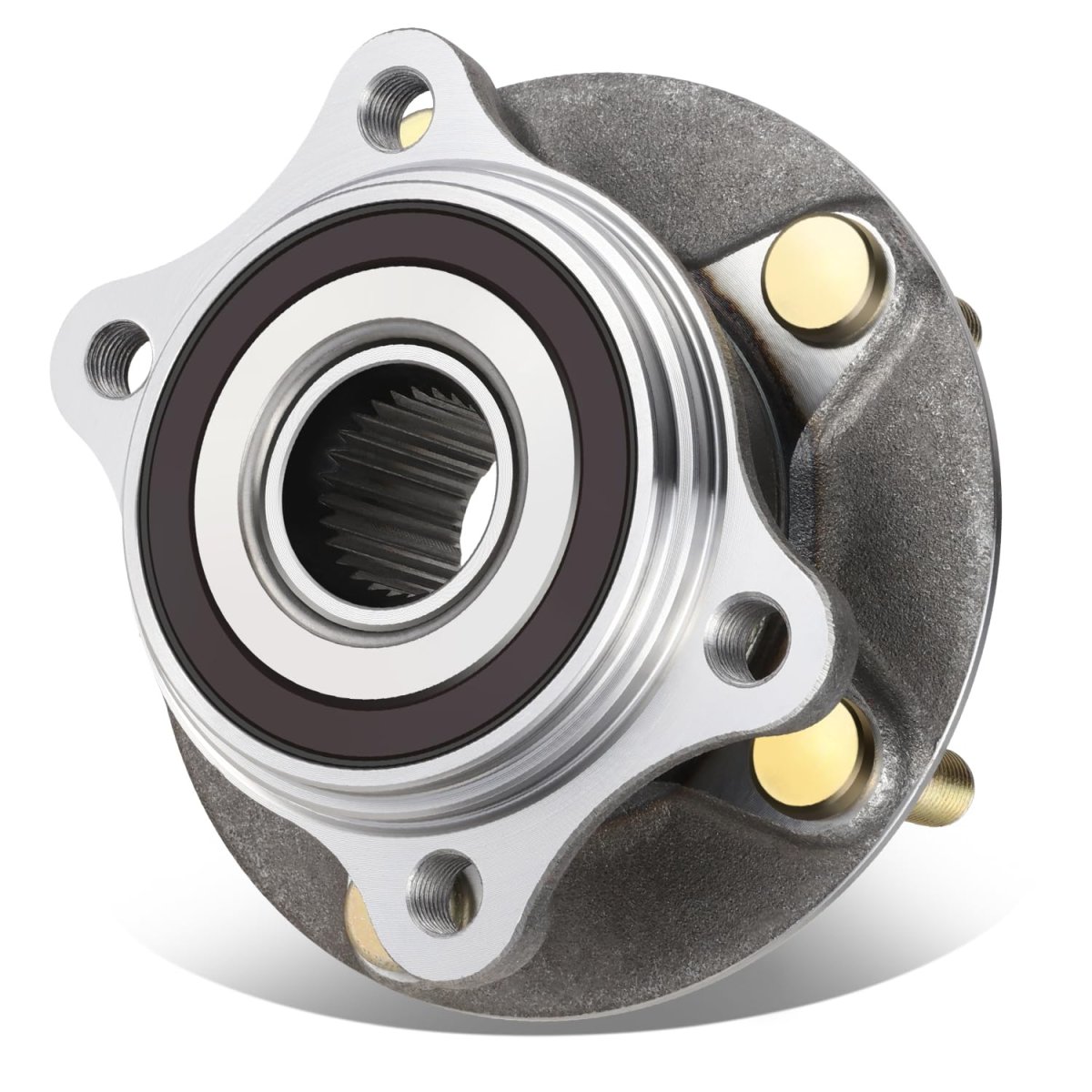 Front Wheel Bearing Hub Assembly For Mazda 3 2014 2018 And Cx 2016 2021 Driver Or Passenger Side Bare Steel Alloy Ball