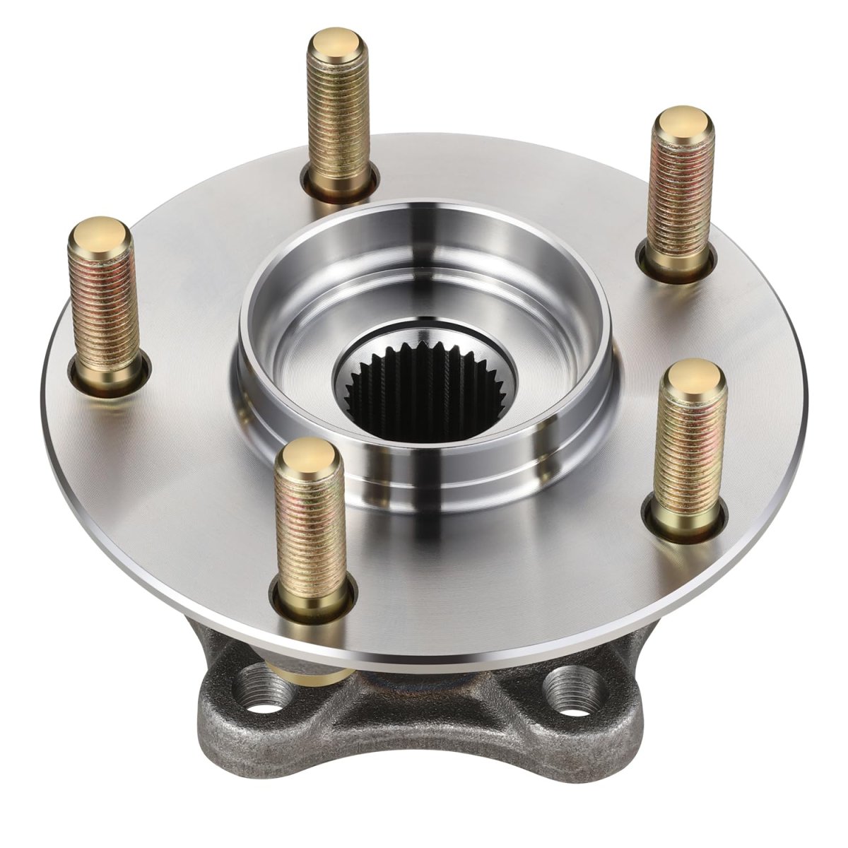 Front Wheel Bearing Hub Assembly For Mazda 3 2014 2018 And Cx 2016 2021 Driver Or Passenger Side Bare Steel Alloy Ball