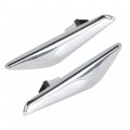 1 Pair Chrome Front Left Right Side Fender Trim Finisher Replacement For X3 X4 F25 F26 2013-2017 51117338569 51117338570 