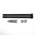 Httmt- Black Spike Frame Slider Crash Protectors Guard Compatible With 2003-2006 Kawasak Z1000 P N Mt290-041-bk