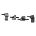 Windshield Washer Nozzle For Chevy C7500 Kodiak 2009 4 Piece Set Black Plastic Clip On Attachment Replaces 15947914 15947915 