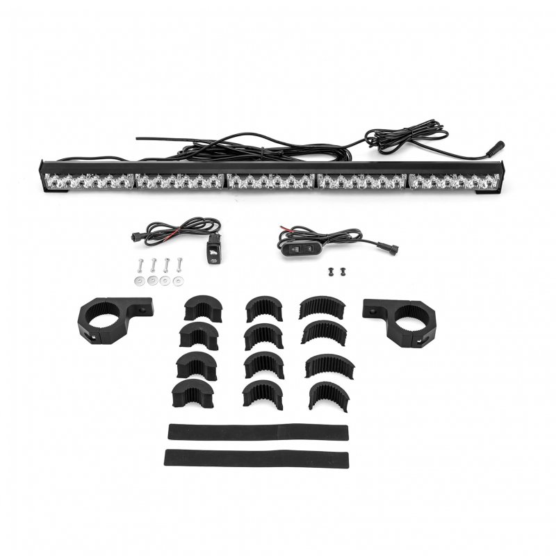 Weisen 30 Rear Led Chase Light Bar 1 -2 Roll Cages Mount Strobe With W Brake Reverse Turn Signal Running Lights For Off-road