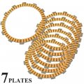 Caltric Clutch Friction Plate Compatible With Kawasaki Zr750 Zr-750 Zephyr 750 2001-2006 7 Plates