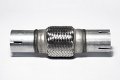 Heavy Duty Exhaust Flex Pipe Stainless Steel Double Braided 8 25 2 05 1 77 