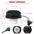 Gas Cap Fuel Fc1079 For 2007-2008 Lincoln Mark Lt 2007-2009 Mkz Replaces Fc1080 Ac3z-9030-a