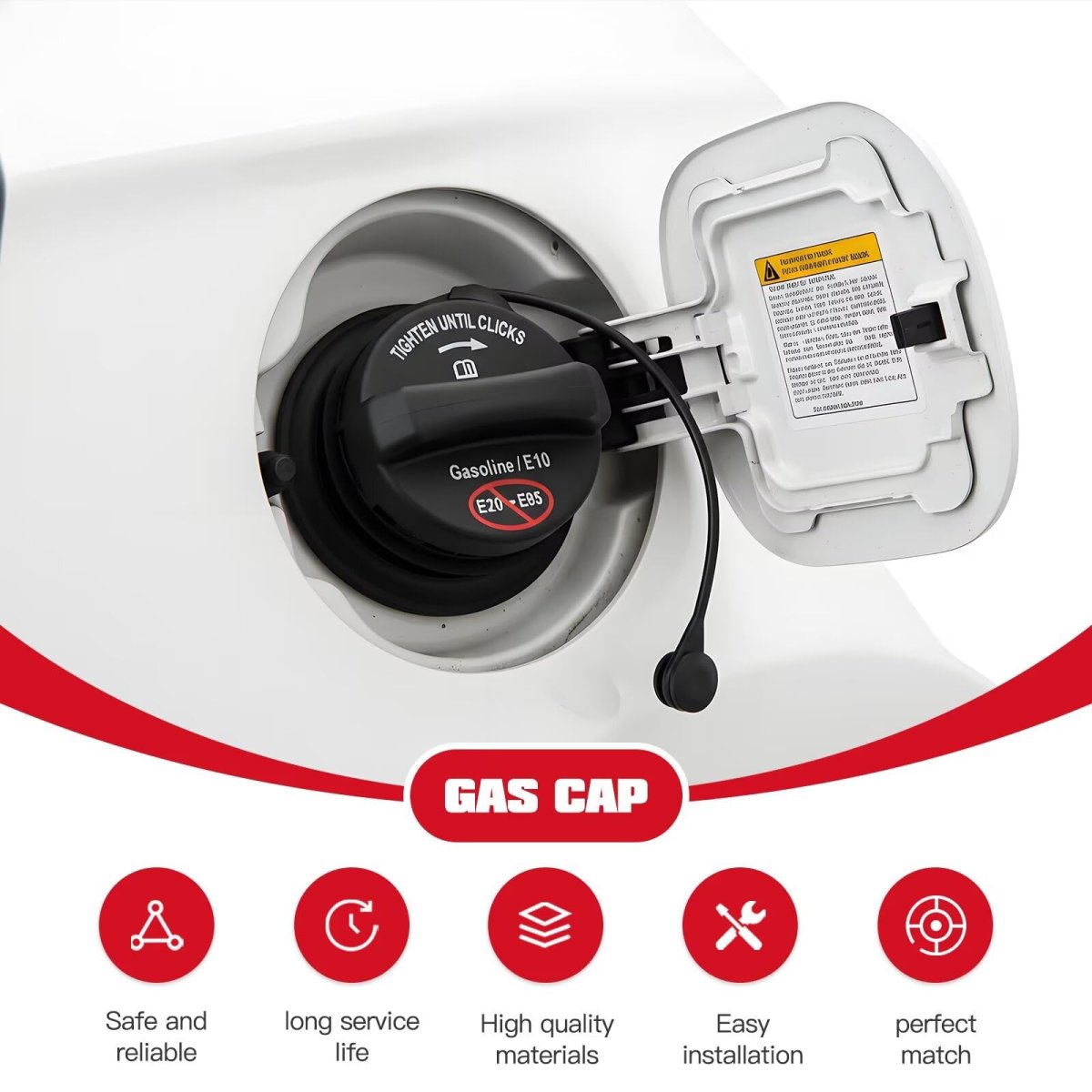 Gas Cap Fuel Fc1079 For 2007-2008 Lincoln Mark Lt 2007-2009 Mkz Replaces Fc1080 Ac3z-9030-a