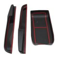 Car Armrest Box Cover Replacement For Honda Civic Ex Coupe 2 Door 1 5l 2019 2020 Carbon Fiber Look Abs Plastic Center Console