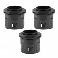 Uxcell Cable Gland Corrugated Tube Connector Ad42 5 Pipe Joint Clamps M40 Screw 3pcs