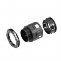 Uxcell Cable Gland Corrugated Tube Connector Ad42 5 Pipe Joint Clamps M40 Screw 3pcs