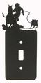 Calf Roper Single Light Switch Plate Cover 