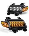 Newest Smoke Lens Led Fender Light Kit Turn Signal Lights With Drl Side Marker For Jeep Wrangler Jl Sport 2018-2023 Short 
