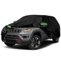 Waterproof Custom Fit Car Cover For 2007 2023 Jeep Compass 6 Layer All Weather Protection With Zipper Door Windproof Bands And 