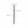 Uxcell 3 75mm Solid Carbide Drill Bits Straight Shank For Stainless Steel Alloy Hard Hardened To 50 Hrc