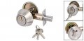 Uxcell Bedroom Keyed Entry Dual Cylinder Deadbolt Lock Locker For 35mm-45mm Thick Door