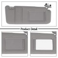 Ocpty Right Passenger Side Gray Sun Visor With Sunroof Fit For 2006 2007 2008 2009 2010 2011 Toyota Camry 74310-06770-b0