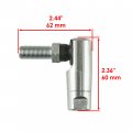 Caltric Front Left Tie Rod End 1 2 Compatible With John Deere 335 345 355d 425 445 455 Am133073