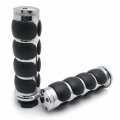 Hongk- Compatible With Kawasaki Mean Streak Drifter Classic Chrome Blue Plain 7 8 Rubber Hand Grip B01bn0nqr4