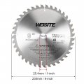 Uxcell 9 Circular Saw Blade 40t 3 4 Arbor Wood Tungsten Carbide Tipped Tct Slitting