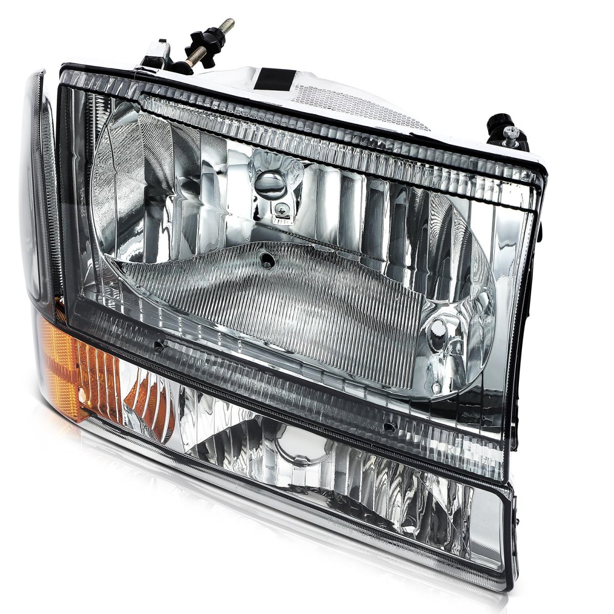 Headlight Assembly Ford Excursion 2000-2004 For For F-250 Super Duty 1999-2005 Bulbs Not Included Fo2502147 Fo2502183
