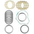 Caltric Clutch Plates Kit Compatible With Kawasaki Ninja 650 E 2017-2023 650 Abs Ex650 Z650rs Er65ic Clutch Plates Kit