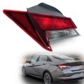 Left Side Tail Light Lh Replacement For 2021 2022 2023 Elantra Lamp 92401-ab000 Red Rear Driver Assembly 1 Pack 