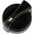 Hvac Heater Control Knob For Peterbilt 379 2003 2004 2005 2006 Black Plastic Push On Temperature Replacement 121-0001-000 