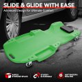 Auto Dynasty 47 Inches Mechanic Creeper Automotive Garage Repair Low Profile Under Car Rolling With Padded Headrest Plastic