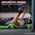 Auto Dynasty 47 Inches Mechanic Creeper Automotive Garage Repair Low Profile Under Car Rolling With Padded Headrest Plastic