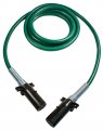 Tectran 7-way Plug Articflexa Abs Straight Cable Assembly Power Brake Lights For Semi Truck Trailer Tractor 4 12-2 10 Conductor 