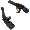 2pcs Abs Wheel Speed Sensor Left Right Rear Fit For 2006-2012 Vw Gti Als468 Als469 