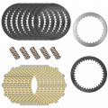 Caltric Clutch Friction Steel Plates And Springs Kit Compatible With Kawasaki Kx450f Kx450 2012 2013 2014 2015 2016 2017 2018