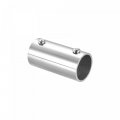 Uxcell Rail Pipe Fitting 2-way 60mm Length 304 Stainless Steel Straight Connector Polishing For 25mm 1 Od Handrail Railing