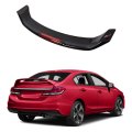 Glossy Black Trunk Spoiler Wing With Led Brake Light Lamp Replacement For Civic 4dr 2013 2014 2015 