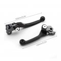 Cnc Dirt Bike Pivot Brake Clutch Levers Compatible With Te125 14-16 Tc125 Tc250 14-2020 Fc250 Fc350 Fc450 16-2020 Te150